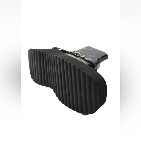 Maison Martin Margiela Black Micro Wedge Ankle Leather Boots 38 - Picture 13 of 15